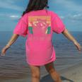 Adopt A Street Cat T-Shirt - Artsy Animal Back Print for Women Crunchberry