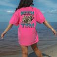 Autism Awareness Raccoon T-Shirt | Women's Comfort Colors | Fun Back Print Crunchberry