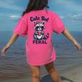Cute Raccoon Humor Women's Comfort Colors T-Shirt | Summer Trend Crunchberry