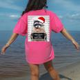 Dear Santa Raccoon Tee - Festive Humor Women's Comfort Shirt Crunchberry