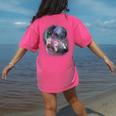 Ferret Women's T-Shirt | Comfort Colors Back Print - Moon Howl Design Crunchberry