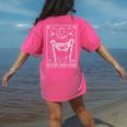 In My Feral Era Women's T-Shirt – Moonlit Raccoon Back Print Crunchberry