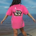 It's Called Trash Can Not Trash Cannot Funny Racoon Women's Comfort Colors T-Shirt Back Print Crunchberry