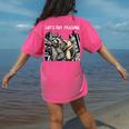 Let's Get Trashed Raccoon & Opossum Women's T-Shirt - Fun Party Style Crunchberry