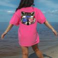 Patriotic Raccoon Women's Comfort T-Shirt - July 4th Style Crunchberry