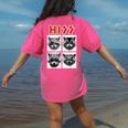 Raccoon Band Concert Tee - Women's Back Print | Comfort Colors Crunchberry