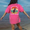 Save the Raccoon Retro Sunset Women's T-Shirt - Comfort Colors Crunchberry