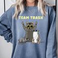 Garbage Gang Animals Comfort Colors Sweatshirt | Opossum, Raccoon, Rat Blue Jean