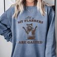 Raccoon Comfort Colors Sweatshirt - Humorous Phrase for Casual Days Blue Jean