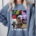 Raccoon Meme Sweatshirt - Comfort Colors | Fun Style Unisex Gift Blue Jean