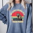Raccoon Spirit Animal Unisex Sweatshirt - Cozy Wear for Enthusiasts Blue Jean