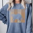 Racoon Periodic Table Chemistry Elements Raccoon Lover Comfort Colors Sweatshirt Blue Jean