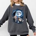 Animal Meme Comfort Colors Sweatshirt - Opossum Raccoon Skunk Design Pepper
