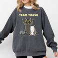 Garbage Gang Animals Comfort Colors Sweatshirt | Opossum, Raccoon, Rat Pepper