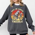 Get In Loser Opossum Raccoon Sweatshirt | Comfort Colors Cozy Unisex Top Pepper