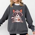 Raccoon Comfort Colors Sweatshirt | Cookie Lovers' Cozy Gear Pepper