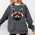 Raccoon Comfort Colors Sweatshirt - Stylish Unisex Top Pepper