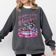 Raccoon Design Comfort Colors Sweatshirt - Fun Quirky Winter Wear Pepper