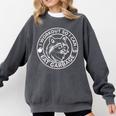 Raccoon Gym Sweatshirt - Comfort Colors | Trash Panda Fitness Fun Pepper