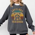 Raccoon Lovers Cozy Sweatshirt | Funny Animal Theme | Small Comfort Fit Pepper