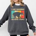 Raccoon For Men Women Raccoon Lover Introvert Comfort Colors Sweatshirt Pepper