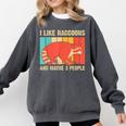 Raccoon For Men Women Raccoon Lover Introvert Comfort Colors Sweatshirt Pepper