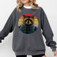 Raccoon Themed Comfort Colors Sweatshirt | Novelty Animal Design Pepper