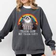 Raccoon Trash Panda Comfort Colors Sweatshirt | Unisex Cozy Apparel Pepper