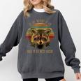 Raccoon Trash Panda Kids Sweatshirt - Cozy Cartoon Design Pepper