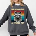 Raccoon Vintage Retro Sweatshirt - Unisex Comfort for All Ages Pepper