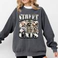 Retro Raccoon Summer Sweatshirt - Unisex Comfort Fit Pepper