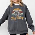 Stay Trashy Opossum Raccoon Meme Sweatshirt - Quirky Fashion Pepper