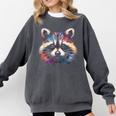 Watercolor Raccoon Child T-Shirt - Modern Classic Polyester for All Seasons Pepper