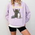 Garbage Gang Animals Comfort Colors Sweatshirt | Opossum, Raccoon, Rat Orchid