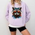 Raccoon Comfort Colors Sweatshirt - Stylish Unisex Top Orchid