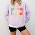 Raccoon Comfort Colors Sweatshirt - Unisex Introvert Style Orchid