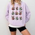 Raccoon Lover Pajama Sweatshirt - Cozy Christmas Lights Decor Orchid