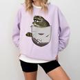 Raccoon Lover Sweatshirt - Cozy Comfort Colors Animal Design Orchid