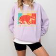 Raccoon For Men Women Raccoon Lover Introvert Comfort Colors Sweatshirt Orchid