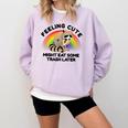 Raccoon Pocket Unisex Comfort Colors Sweatshirt - Cute & Cozy Orchid