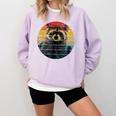 Raccoon Themed Comfort Colors Sweatshirt | Novelty Animal Design Orchid