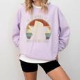 Raccoon Trash Panda Comfort Colors Sweatshirt - Whimsical Wear Orchid