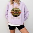 Raccoon Trash Panda Kids Sweatshirt - Cozy Cartoon Design Orchid