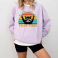 Raccoon Trash Panda Spirit Animal Sweatshirt - Unisex Comfort Orchid