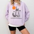 Retro 90s Raccoon Sweatshirt - Everyday Adventure | Comfort Colors Orchid