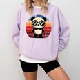 Retro Panda Sweatshirt - BBQ Pool Party Unisex Fun Apparel Orchid