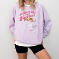 Strawberry Jams But My Don't Raccoon Comfort Colors Sweatshirt Orchid