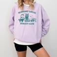 Street Cat Vintage Sweatshirt - Comfort Colors - Support Local Wildlife Orchid Street Cat Vintage Sweatshirt - Comfort Colors - Support Local Wildlife Orchid
