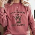 Raccoon Comfort Colors Sweatshirt - Humorous Phrase for Casual Days Crimson