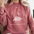 Raccoon Cowboy Graphic Unisex Sweatshirt | Cozy Meme Theme Crimson